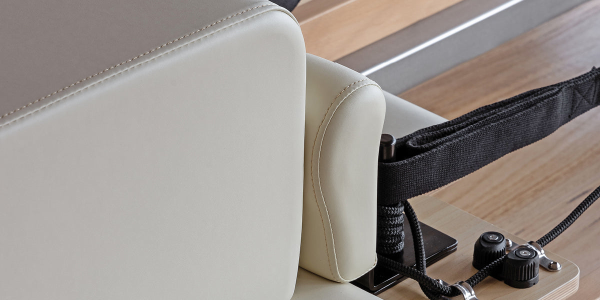 close up of reformer bed