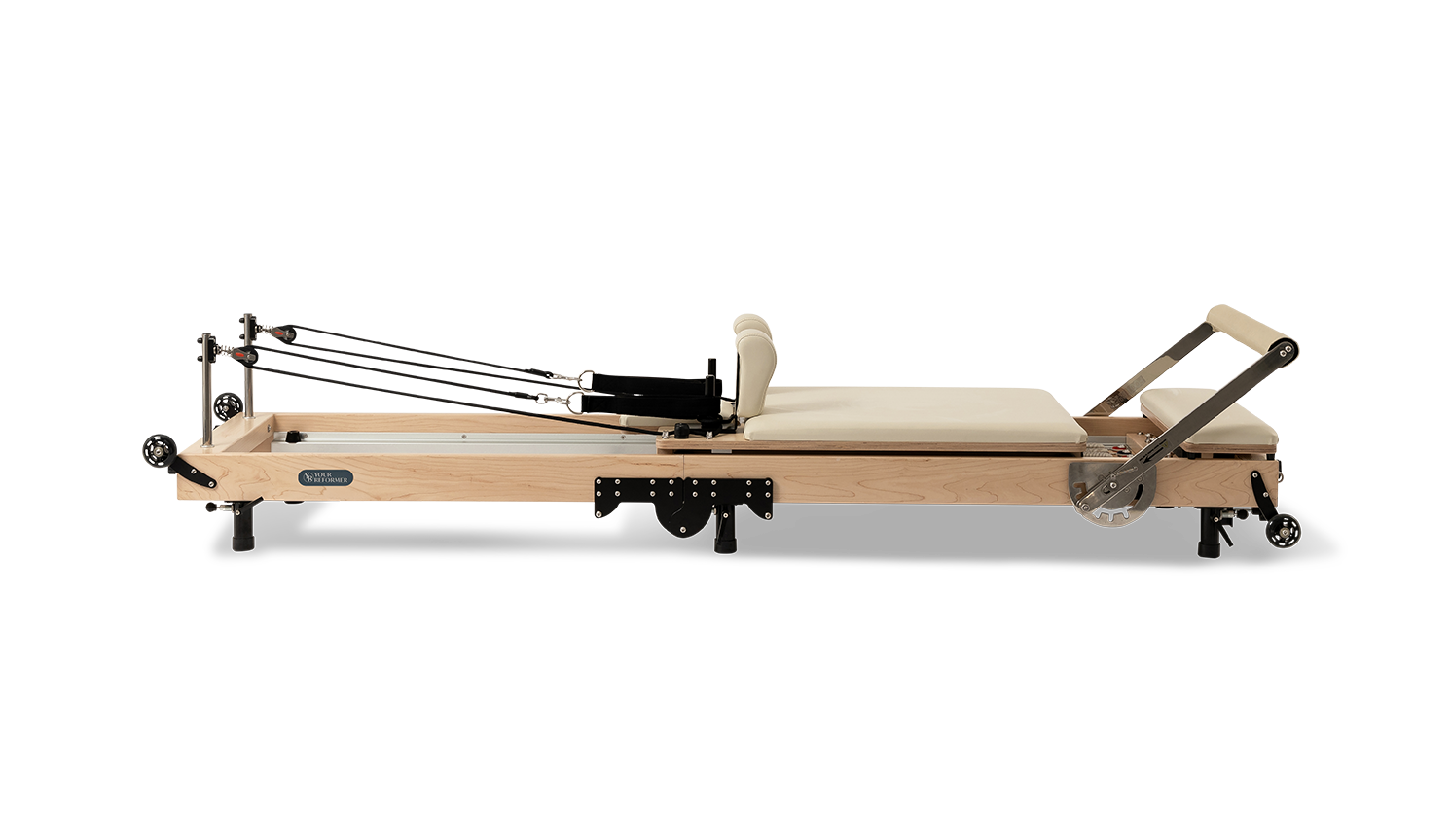 Reformer Machine With Frame Home Pilates Reformer — 5-Spring System, Maple Wood Frame | Your ...